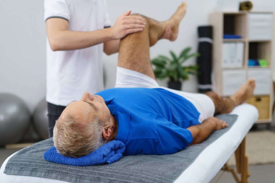 Knie-Physiotherapie Φυσιοθεραπεία γόνατος