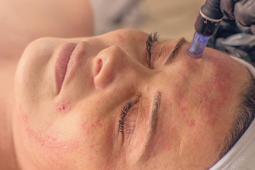 Microneedling zur Hautverjüngung Μικροβελονισμός για την αναζωογόνηση του δέρματος