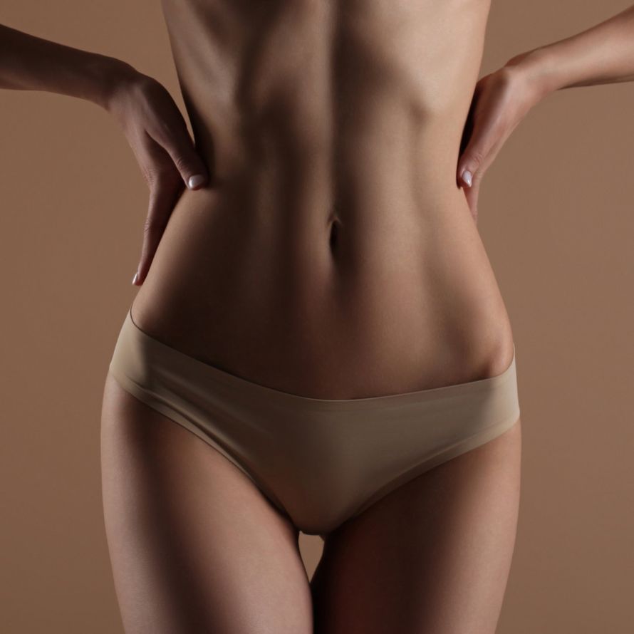 Bauch einer schlanken Frau A slim woman's stomach