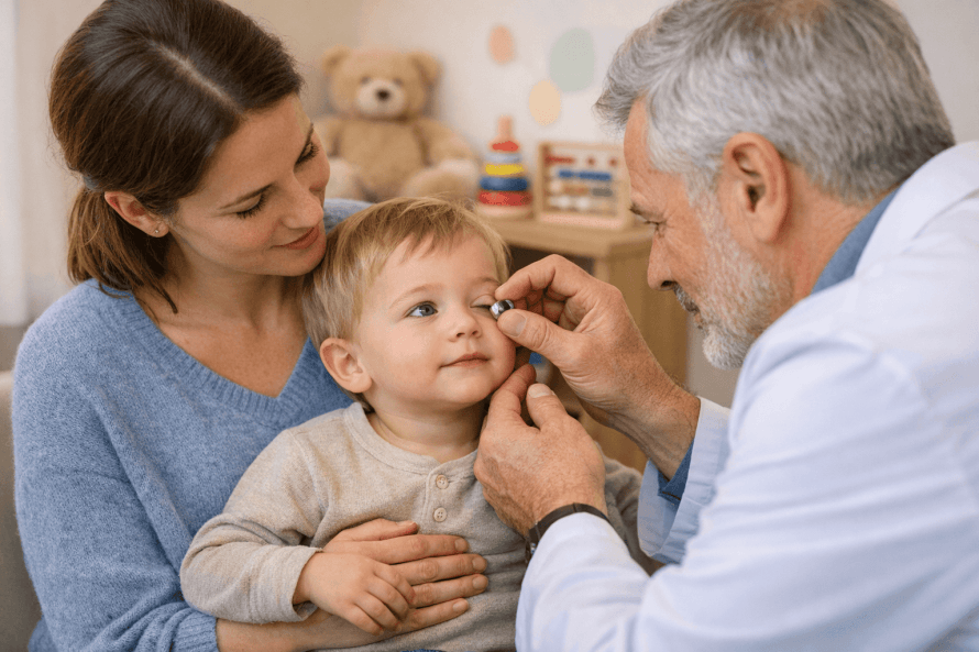 Augenprothetik Babys Οφθαλμικές προθέσεις για μωρά