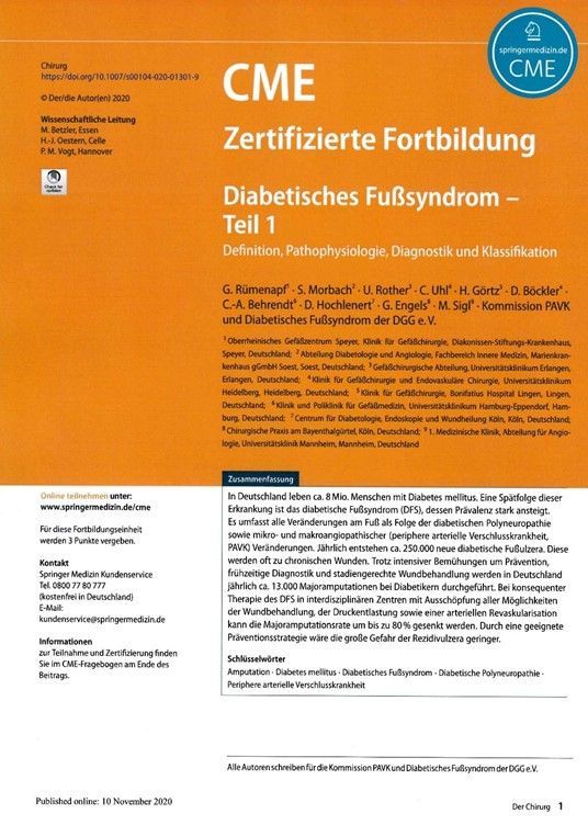 CME-Artikel „Chirurg 2020“ CME-Artikel „Chirurg 2020“