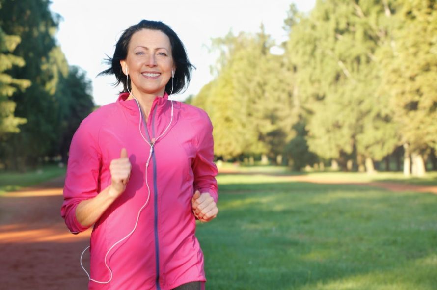 Joggende Frau Woman Jogging