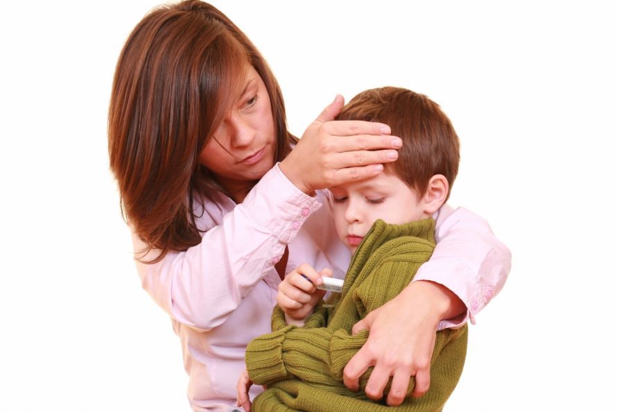 Kind mit Fieber Child with a fever