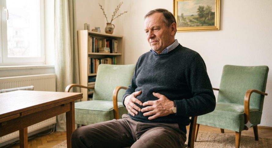 Mann Schmerz._KI generiert Mann Schmerz._KI generiert