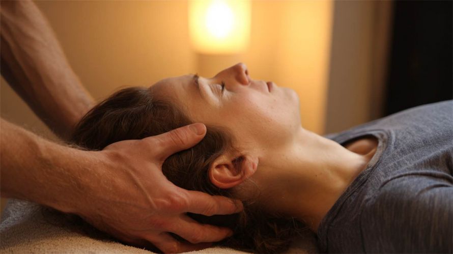 Osteopathische Behandlung mit sanften manuellen Techniken. Osteopathische Behandlung mit sanften manuellen Techniken.