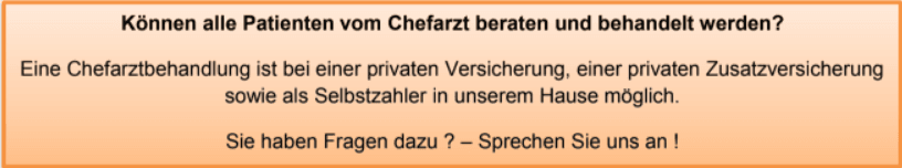 Chefarztbehandlung