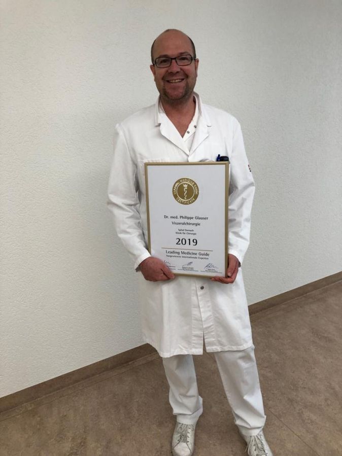 LMG Siegel 2019 an Dr. med. Philippe Glauser LMG Siegel an Dr. med. Philippe Glauser