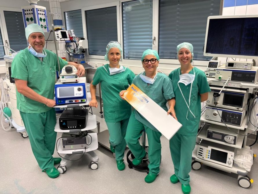 Foto Team der Radiofrequenzablationsmethode Myoblate. Φωτογραφία της ομάδας που εφαρμόζει τη μέθοδο ραδιοσυχνικής αφαίρεσης Myoblate.