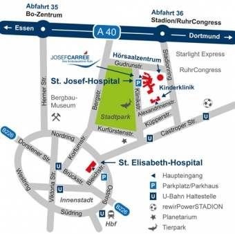 Lageplan Klinik Prof. Uhl