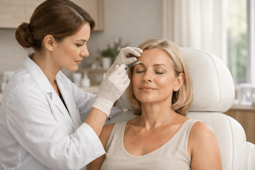 Botox-Behandlung: Natürliche Faltenreduktion mit Botulinumtoxin Θεραπεία με Botox: Φυσική μείωση των ρυτίδων με τοξίνη botulinum